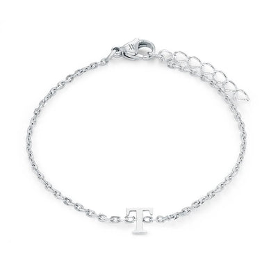 Veloria Stainless Steel  Initial Bracelet