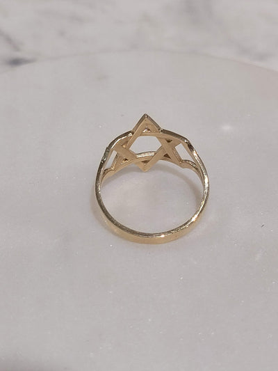 Stand with Me Star of David Ring
