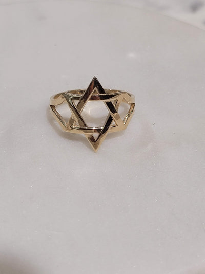 Stand with Me Star of David Ring