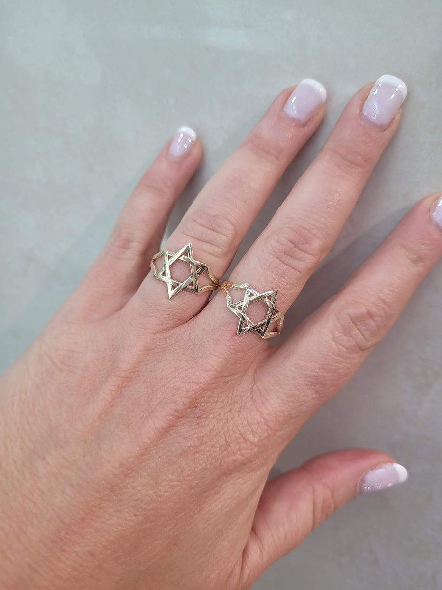 Stand with Me Star of David Ring