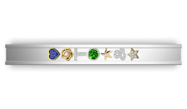 PERSONALIZED SKINNY CHARM BANGLE ™
