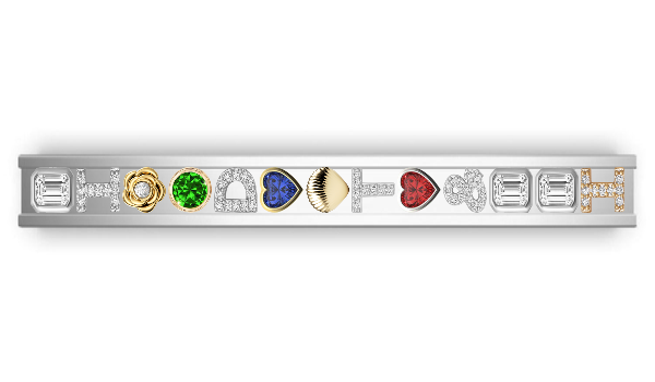 PERSONALIZED SKINNY CHARM BANGLE ™