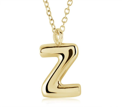 Veloria Bubble Initial Necklace