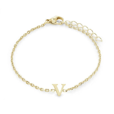 Veloria Stainless Steel  Initial Bracelet