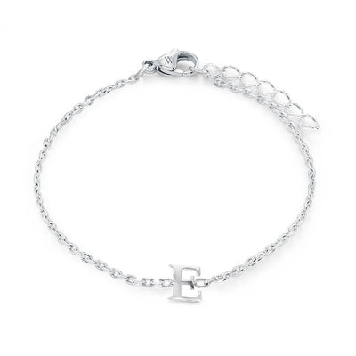 Veloria Stainless Steel  Initial Bracelet