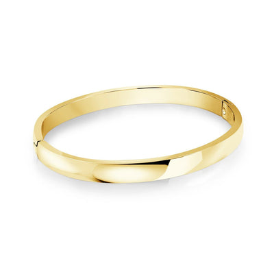 Veloria Stainless Steel 6mm Curved Bangle