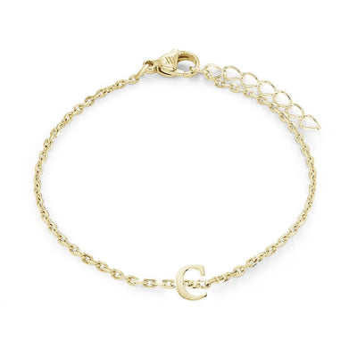 Veloria Stainless Steel  Initial Bracelet