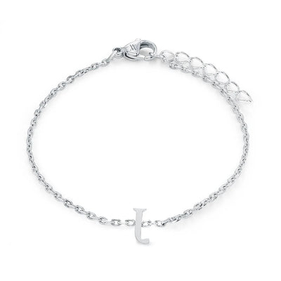 Veloria Stainless Steel  Initial Bracelet