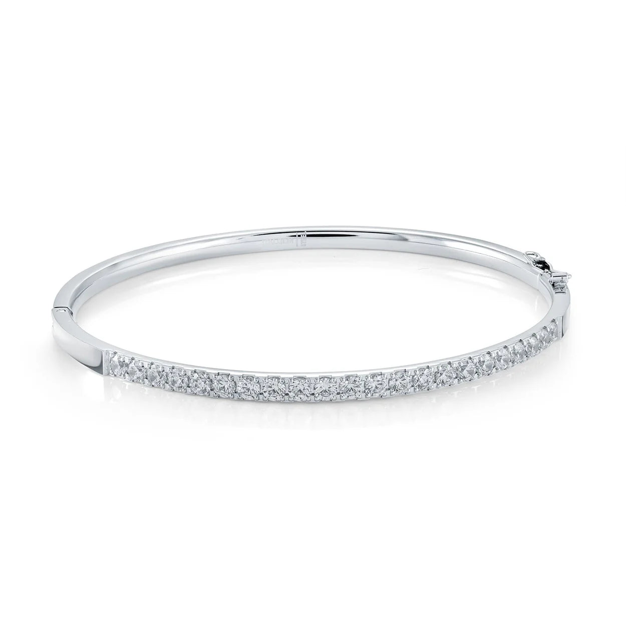 Veloria Stainless Steel CZ Bangle