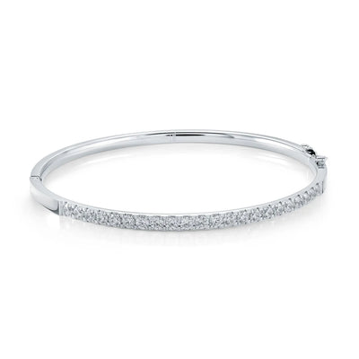Veloria Stainless Steel CZ Bangle