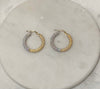 10kt gold Small Shimmer Hoops