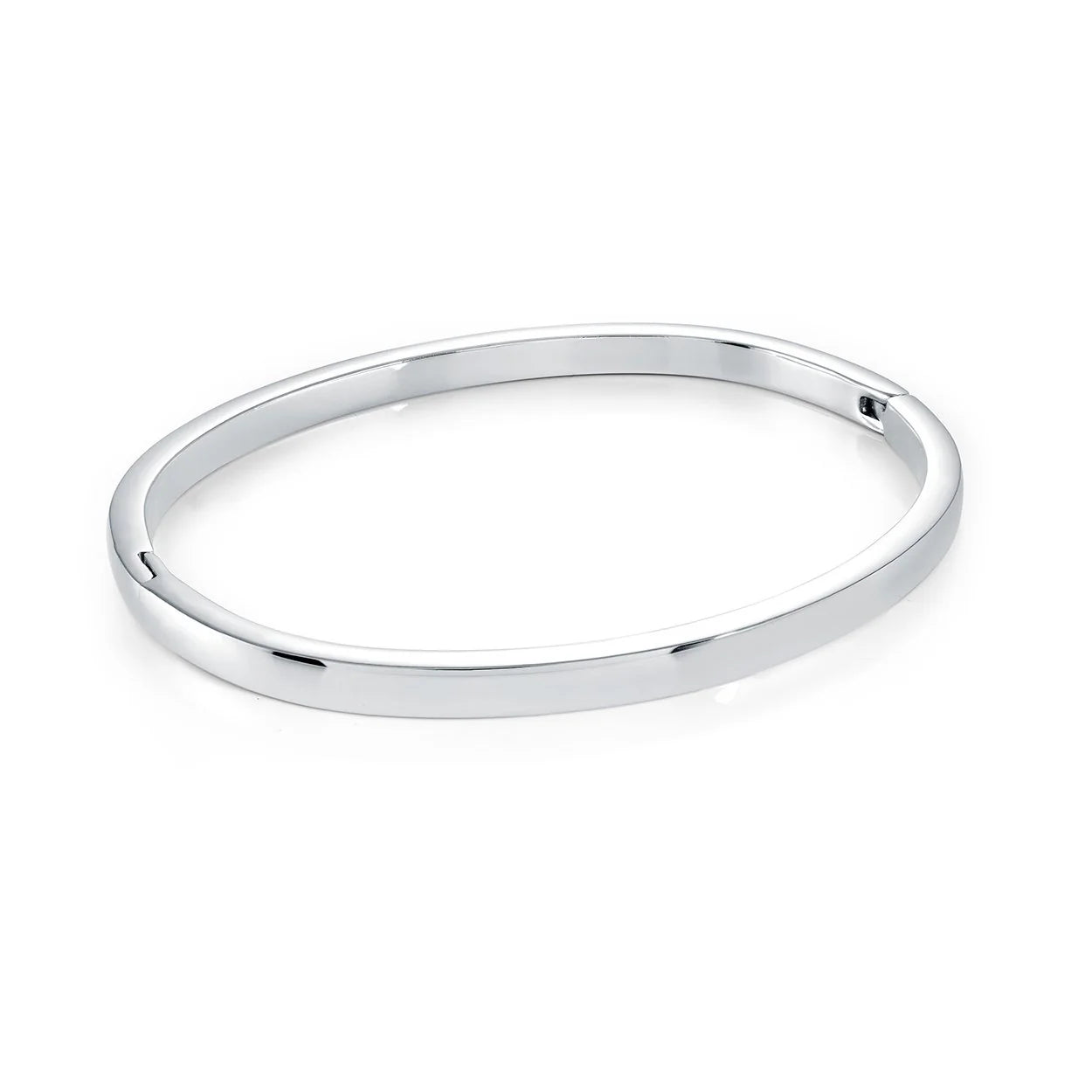 Veloria Stainless Steel 4mm Curved Bangle