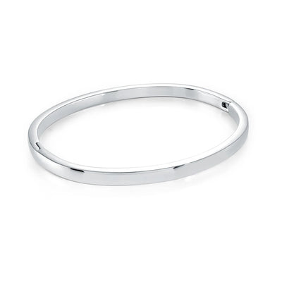 Veloria Stainless Steel 4mm Curved Bangle