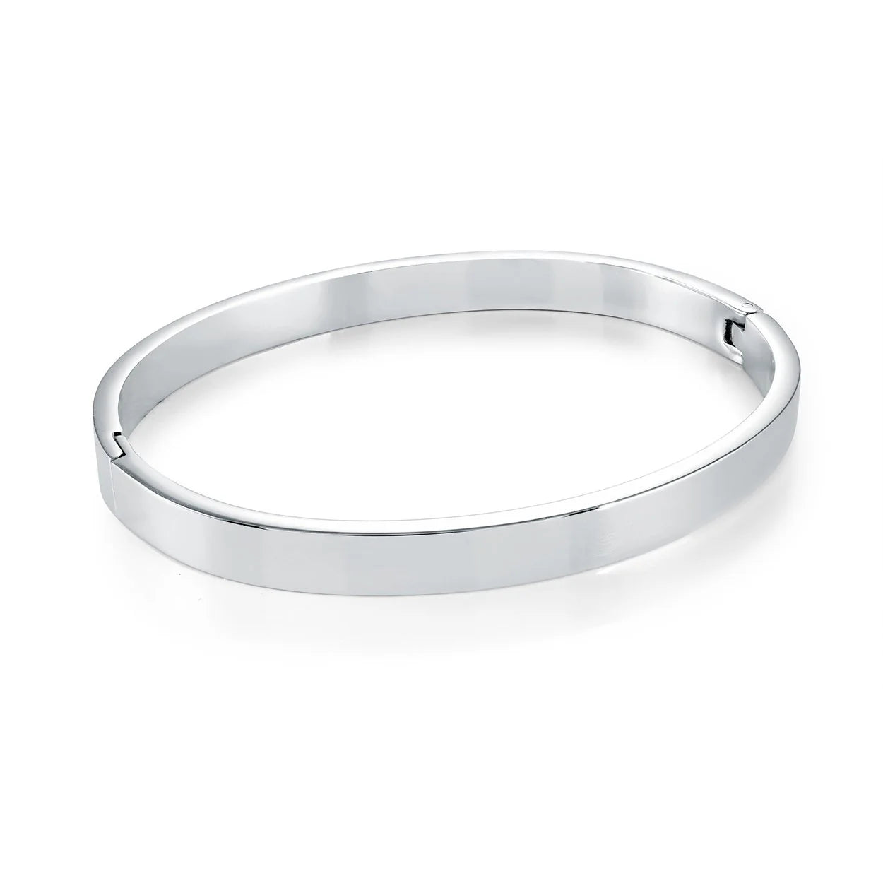 Veloria Stainless Steel 6mm Flat Bangle
