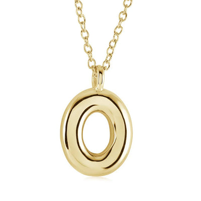 Bubble Initial Necklace