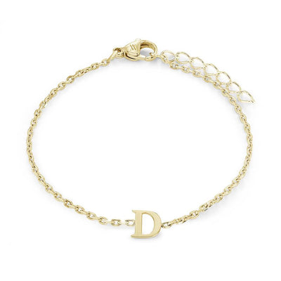 Veloria Stainless Steel  Initial Bracelet