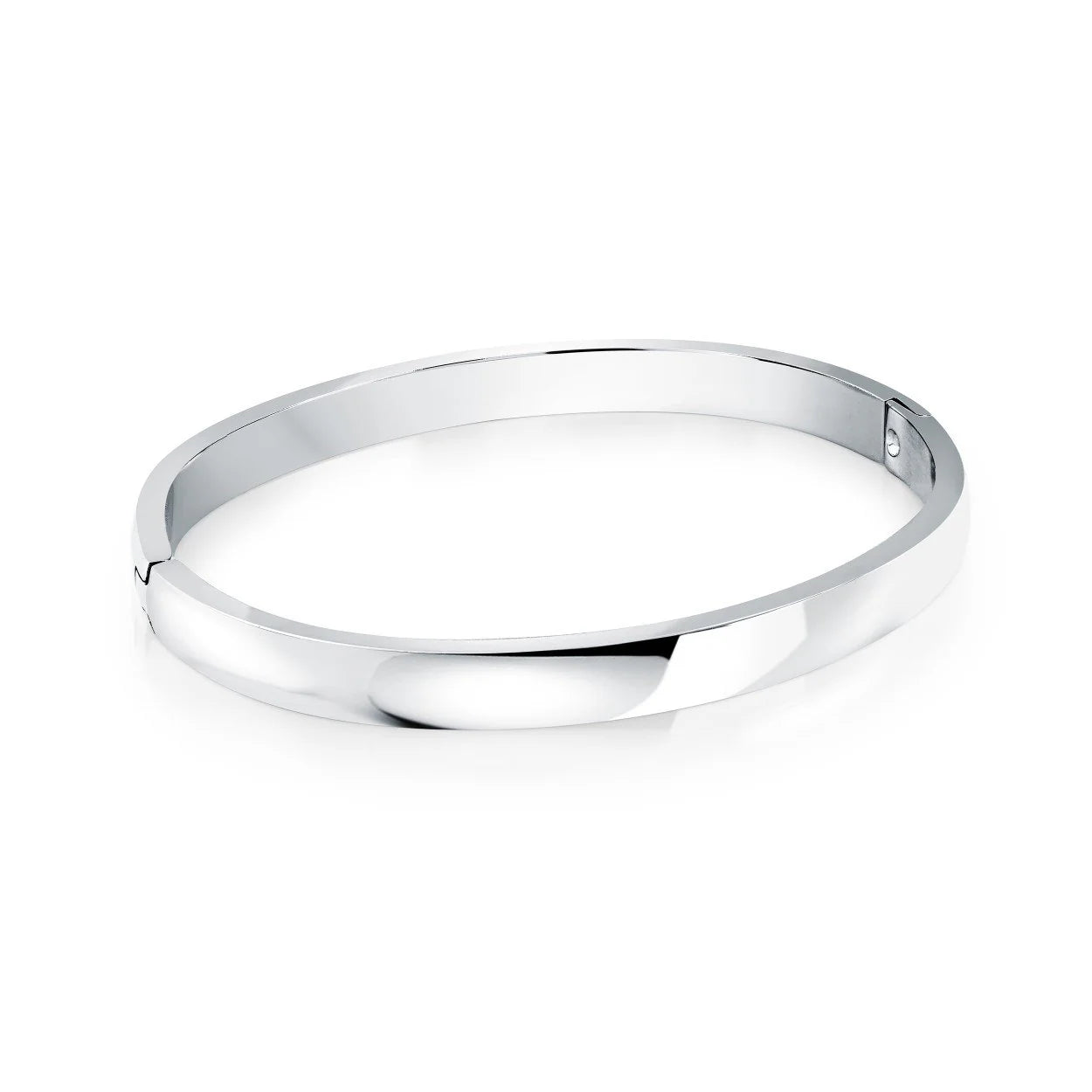 Veloria Stainless Steel 6mm Curved Bangle