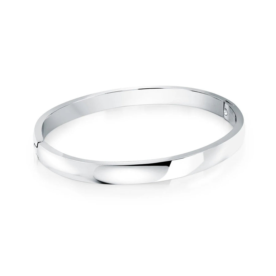 Veloria Stainless Steel 6mm Curved Bangle