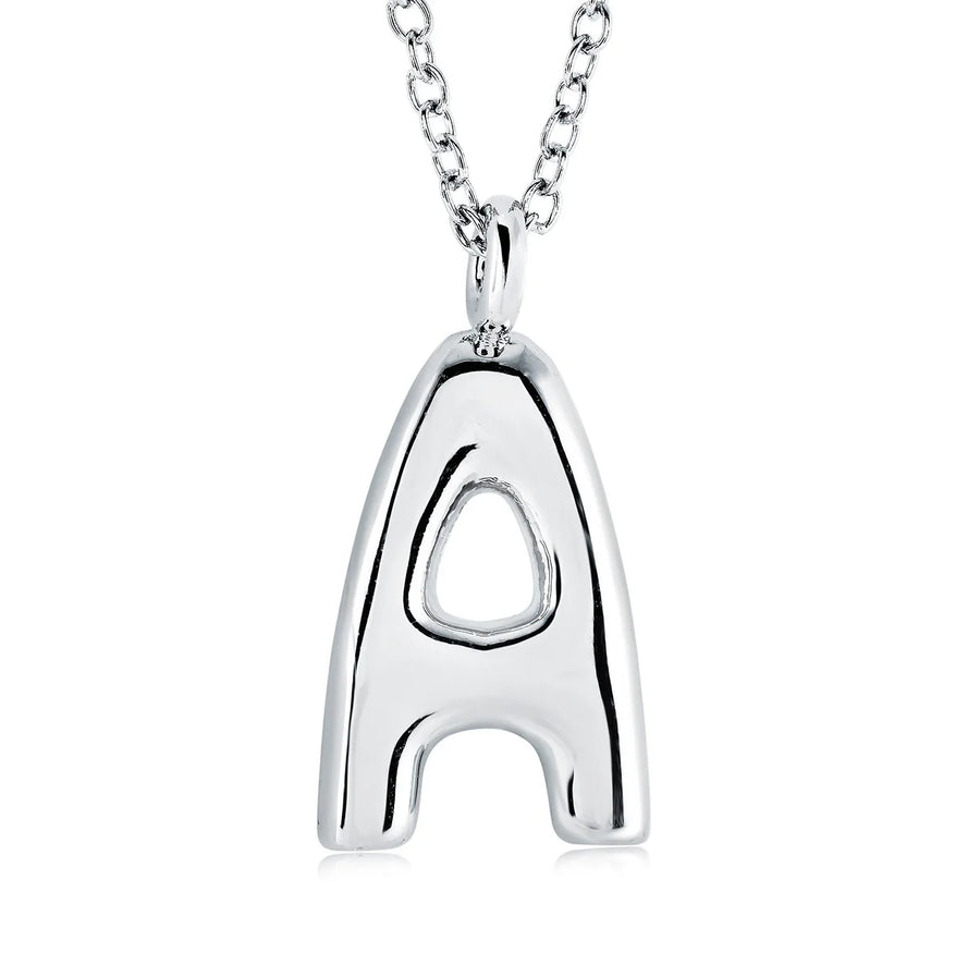 Bubble Initial Necklace