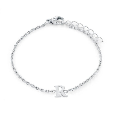 Veloria Stainless Steel  Initial Bracelet