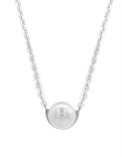 Georgini ADAGIO Crescent Nine-2-Five Pearl Necklace