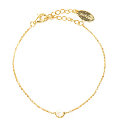 Georgini ADAGIO Crescent Nine-2-Five Pearl Bracelet
