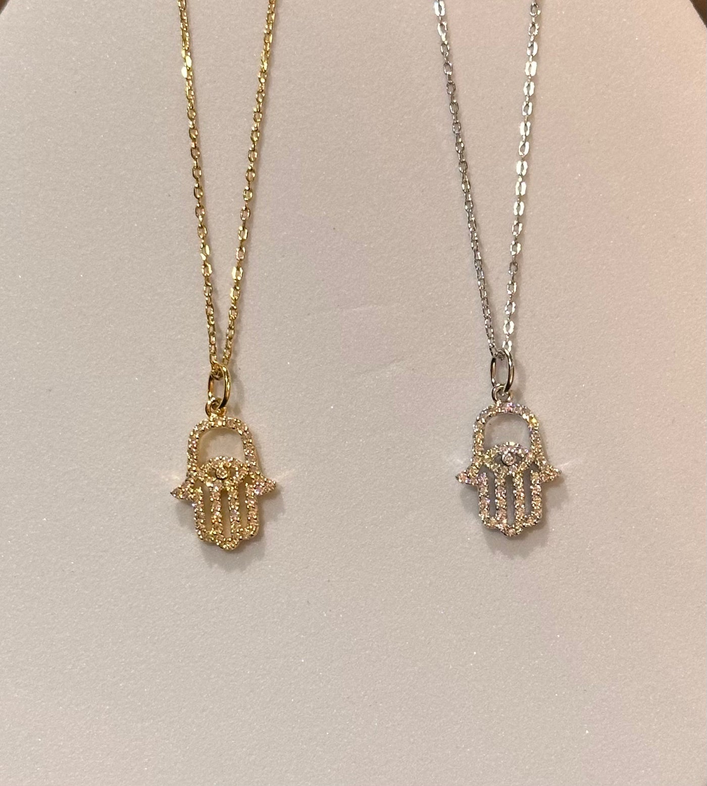 Amen CZ Chamsa Pendant