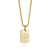 Polished Stainless Steel Star of David Dogtag on chain