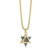 Carbon Fibre Star of David Pendant