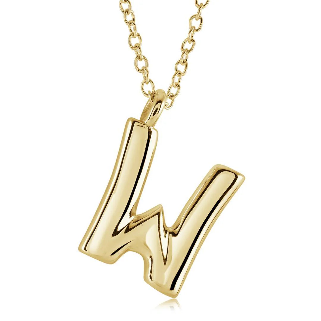Veloria Bubble Initial Necklace