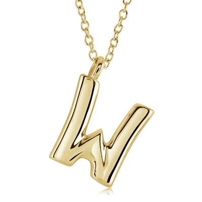 Veloria Bubble Initial Necklace