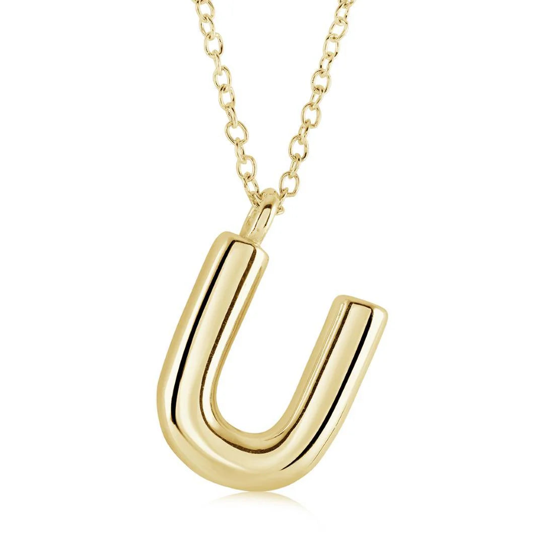 Veloria Bubble Initial Necklace