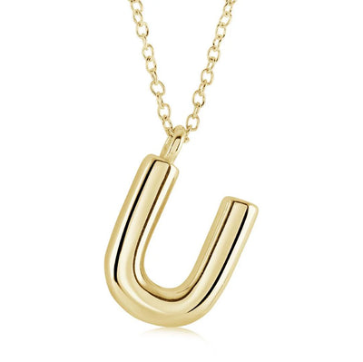 Veloria Bubble Initial Necklace