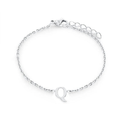 Veloria Stainless Steel  Initial Bracelet