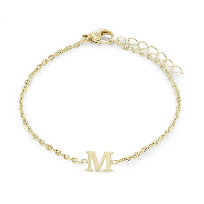 Veloria Stainless Steel  Initial Bracelet