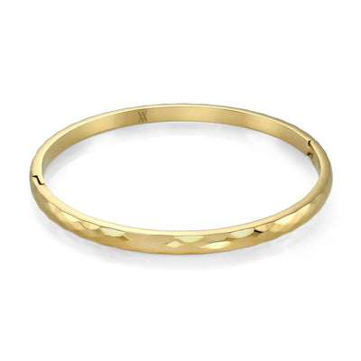 Veloria Stainless Steel Textured 4mm Bangle