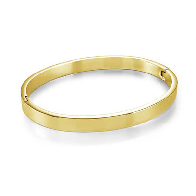 Veloria Stainless Steel 6mm Flat Bangle