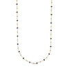 10kt gold Enamel Bead Necklace