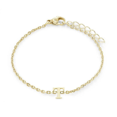 Veloria Stainless Steel  Initial Bracelet