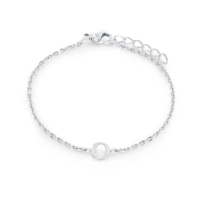 Veloria Stainless Steel  Initial Bracelet