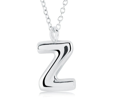 Veloria Bubble Initial Necklace