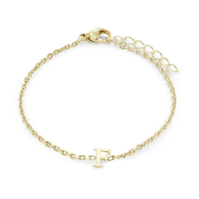 Veloria Stainless Steel  Initial Bracelet