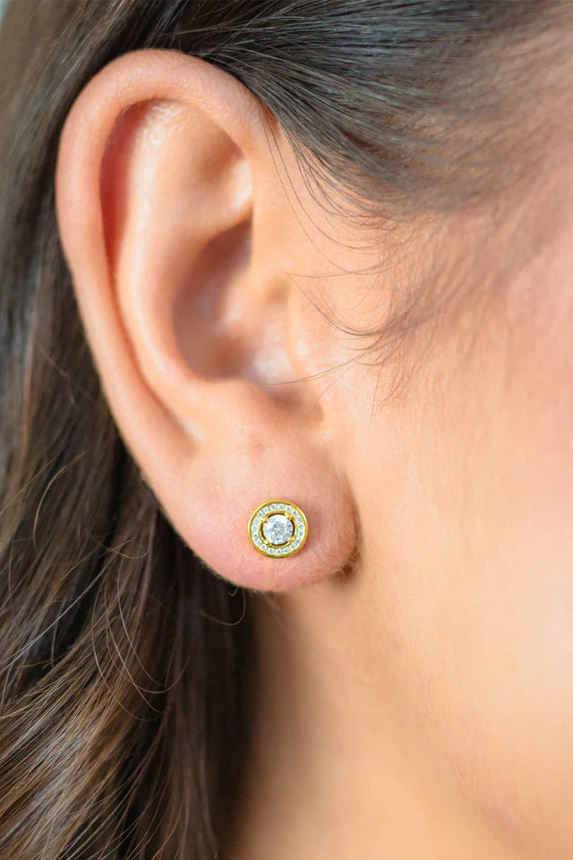 GEORGINI MILESTONE HALO EARRINGS