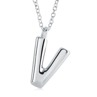 Veloria Bubble Initial Necklace