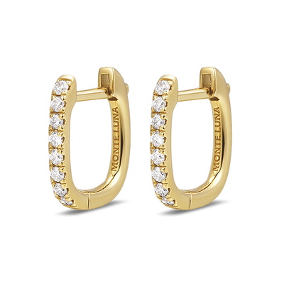 MONTE LUNA Diamond Huggie Earrings