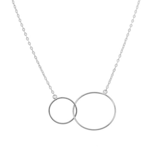 10kt gold Interlocking Circles Necklace