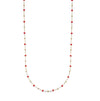 10kt gold Enamel Bead Necklace