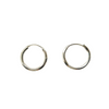 10kt gold 10mm Keeper stye Hoop Earrings