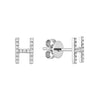 Diamond Initial Stud Earrings