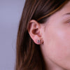 Diamond Initial Stud Earrings